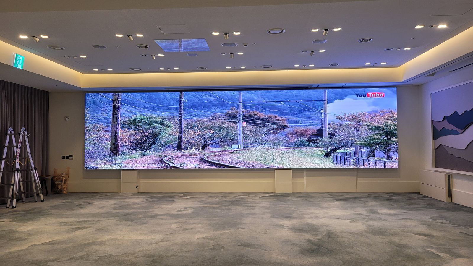 안다즈 서울 강남 연회장 LED 디스플레이