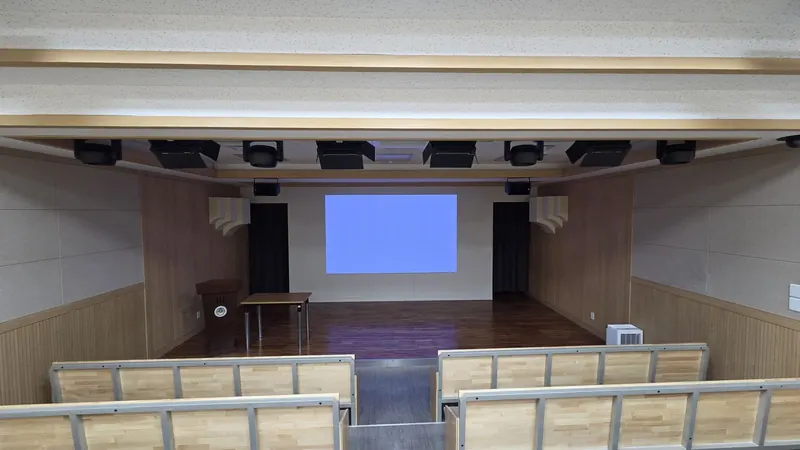 상명초등학교 연극실 무대와 조명